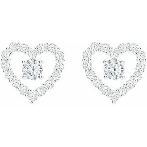 Preciosa Preciosa Romantikus ezüst fülbevaló First Love cirkónium kövekkel Preciosa 5303 00 kép