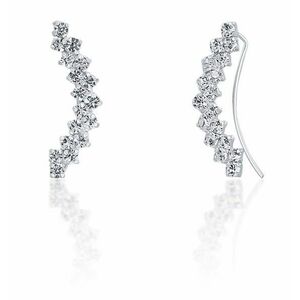 JwL Luxury Pearls JwL Luxury Pearls Gyönyörű csillogó fülbevalók kristályokkal JL0689 kép