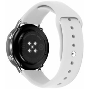 4wrist 4wrist Szilikon szíj Samsung Galaxy Watch-hoz 6/5/4 - White kép