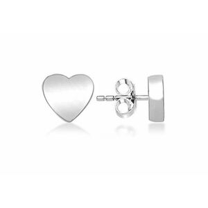 Brilio Silver Brilio Silver Ezüst minimalista szív fülbevaló LME0818 kép