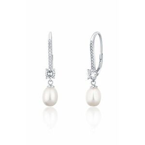 JwL Luxury Pearls JwL Luxury Pearls Luxus ezüst fülbevaló igazgyönggyel JL0717 kép