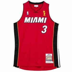 Jersey Mitchell & Ness Miami Heat #3 Dywane Wade Alternate Finals Jersey scarlet kép