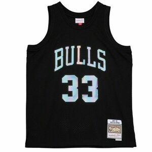 Mitchell & Ness Chicago Bulls #33 Scottie Pippen Iridescent Swingman Jersey black kép