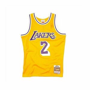 Mitchell & Ness Los Angeles Lakers #2 Derek Fisher Swingman Jersey yellow kép