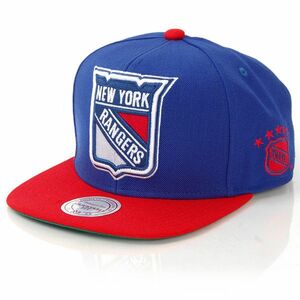 Mitchell & Ness XL Logo New York Rangers 2 Tone Snapback kép