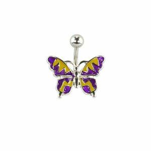 Pillangó köldök piercing kép