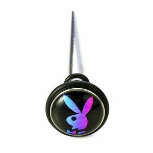Hamis expander fülbe, acélból, szivárvány színű nyuszi kép