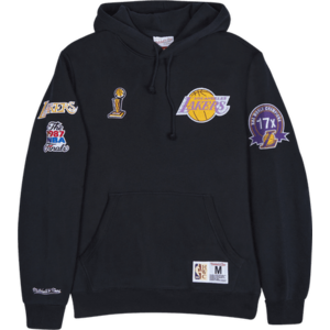 Mitchell & Ness sweatshirt Los Angeles Lakers Champ City Hoody black kép