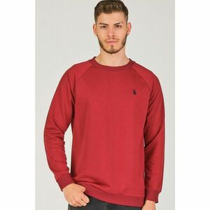 V4003 DEWBERRY REGLAN ARM MEN'S SWEATSHIRT-BURGUNDY kép