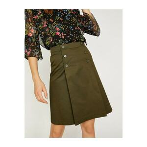 Koton Button Detailed Skirt kép