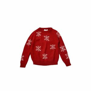 Trendyol Red Jacquard Boy Knitwear Sweater Christmas Theme kép