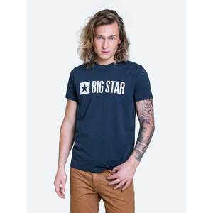 Big Star Man's T-shirt_ss T-shirt 152045 Light blue Knitted-404 kép