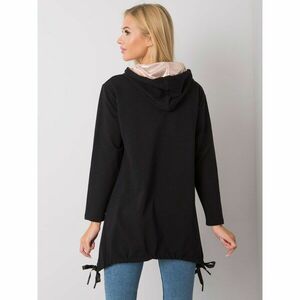 Black zip up hoodie with pockets kép