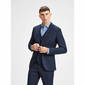 Dark blue suit jacket with addition to the Jack & Jones Laris wool kép