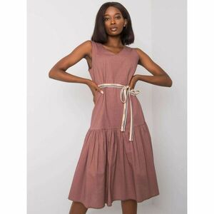 Brown linen dress kép