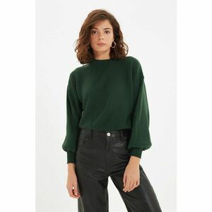 Trendyol Emerald Green Crew Neck Knitwear Sweater kép