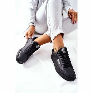 Women's Leather Sneakers Memory Foam BIG STAR II274320 Black kép