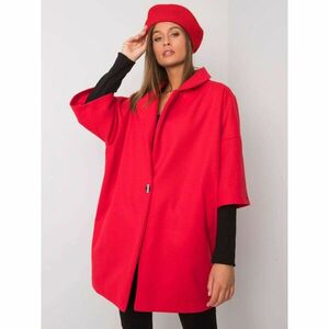 RUE PARIS Red oversize coat kép