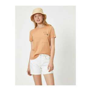 Koton Love Crew Neck Short Sleeve 100% Cotton T-Shirt kép
