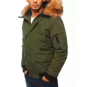 Men's winter green jacket Dstreet TX3941 kép
