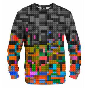 Mr. GUGU & Miss GO Unisex's Colorful Blocks Sweater S-Pc2071 kép