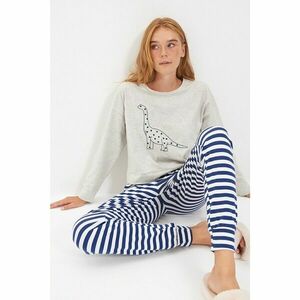 Trendyol Printed Knitted Pajamas Set kép