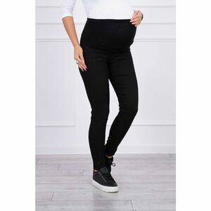 Těhotenské kalhoty, barevné džíny černé kép