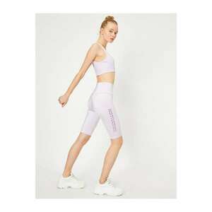 Koton női lila rövid leggings kép