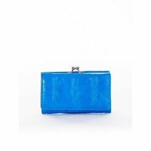 Kék dombornyomott pénztárca horogcsattal kép