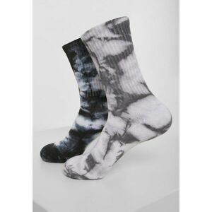 High Socks Tie Dye 2-Pack Black/grey kép