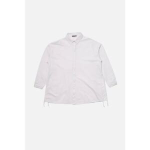 Trendyol White Pleated Woven Shirt kép