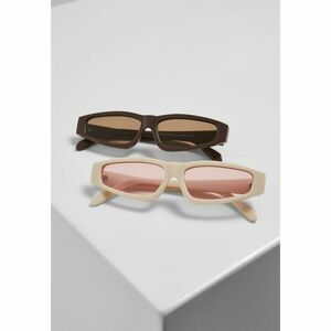 Sunglasses Lefkada 2-Pack Brown/brown+offwhite/pink One Size kép