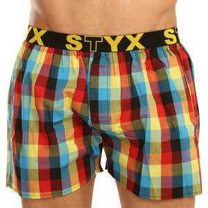 Men's shorts Styx sports rubber multicolored (B902) kép