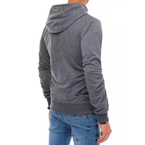 Dark gray men's sweatshirt Dstreet BX5117 kép