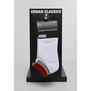 Rainbow Socks No Show 4-Pack Black/white kép