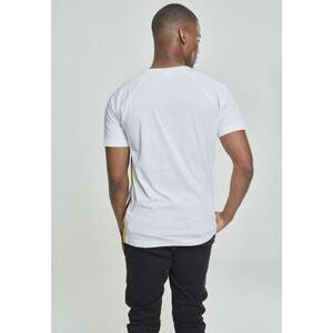 Raglan Side Stripe Tee white/black/yellow kép