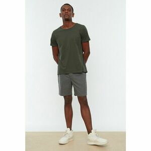 Trendyol Anthracite Men's Slim Fit Basic Shorts & Bermuda kép
