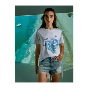 Koton Printed T-Shirt Cotton kép