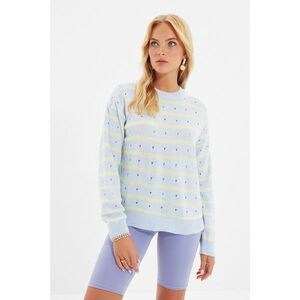 Trendyol Light Blue Knitwear Sweater kép
