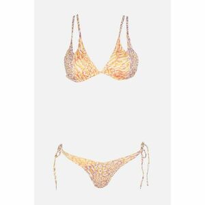 Trendyol Leopard Mix Patterned Tie Detailed Bikini Set kép