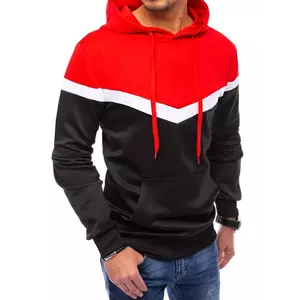 Red men's hoodie Dstreet BX5125 kép