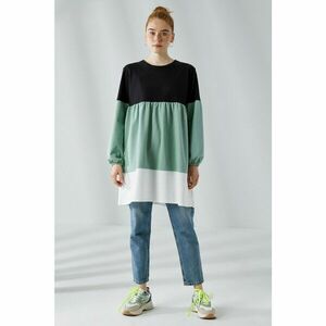 Koton Color Block Sweatshirt Cotton kép