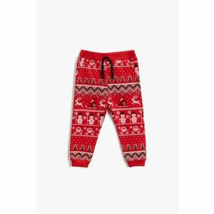 Koton Boy's Christmas Themed Strap-on Jogger Sweatpants kép