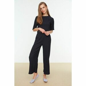 Trendyol Navy Blue Culotte Fit Knitted Trousers kép