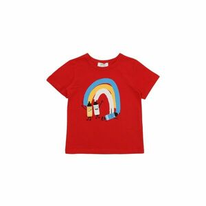 Trendyol Red Printed Boy Knitted T-Shirt kép