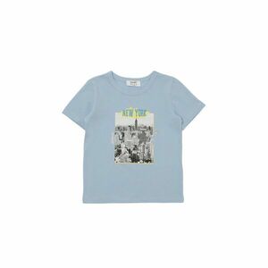 Trendyol Blue Printed Boy Knitted T-Shirt kép