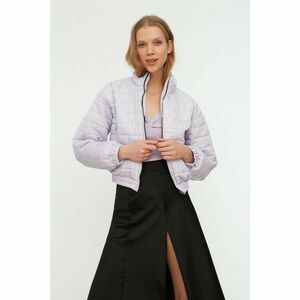 Trendyol Lilac Oversize Crop Quilted Down Jacket kép
