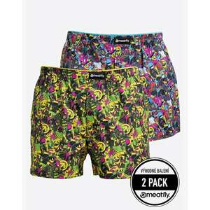 2PACK men's shorts Meatfly multicolored (Agostino - cityboi) kép