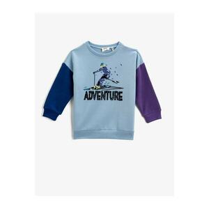 Koton Ski Printed Long Sleeve Sweatshirt kép