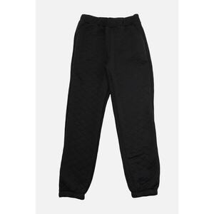 Trendyol Navy Blue Loose Jogger Quilted Fabric Knitted Trousers kép